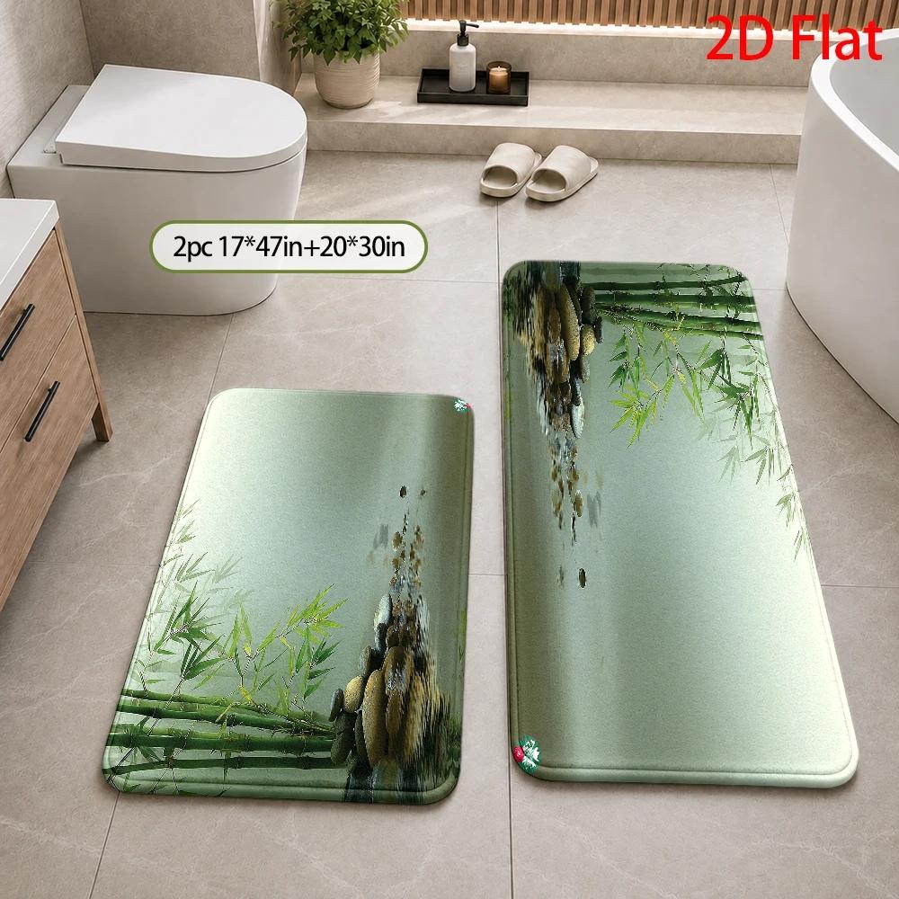 Tapete de Banheiro Impermeável - Bamboo Bath Mat avaliação e preço