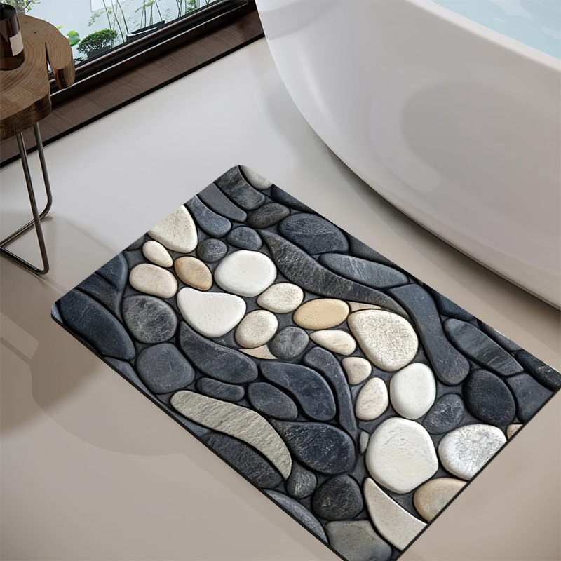 Tapete de Diatomita com Padrão - Bamboo Bath Mat avaliação e preço